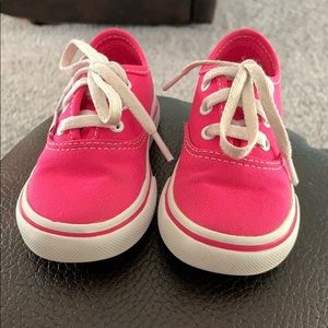 EUC Hot pink vans